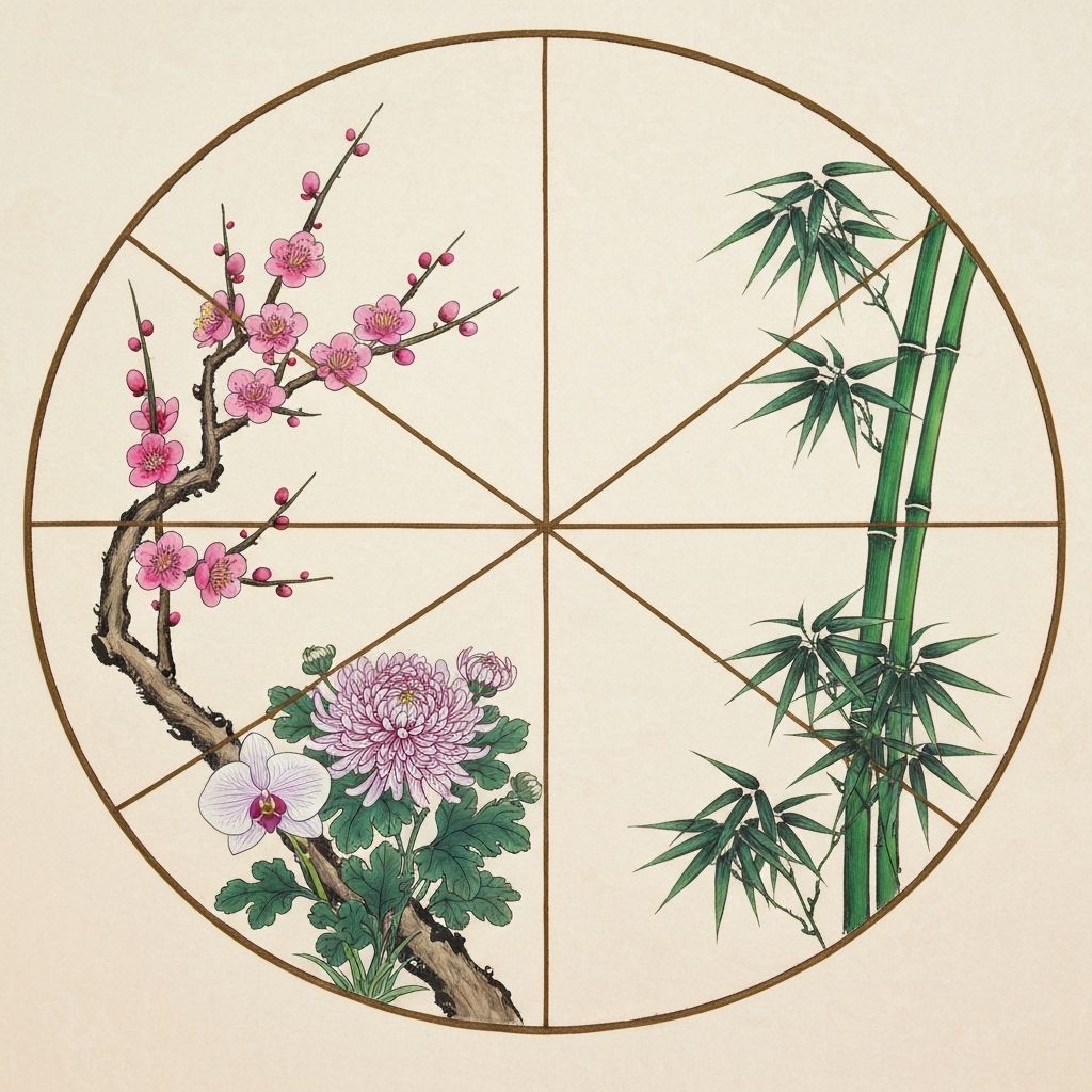 Quạt Tứ Quý